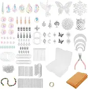 450 Pcs Sun Catcher Arts and Crafts for Adults, Crystal Suncatcher Craft Kit Creative Decorative DIY Suncatchers Hanging Sun Catcher Making Kit for Home Bedroom Office