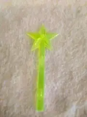 Lime VTG Sm Classic Star-Long Stem- Ceramic Christmas Tree Topper