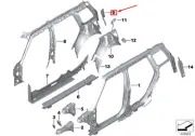 MINI CLUBMAN F54 Left Interior Column D 7430983 41007430983 NEW GENUINE