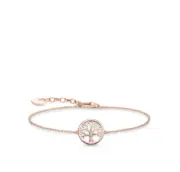 TA1828R THOMAS SABO RG PLATED CZ TREE OF LIFE BRACELET