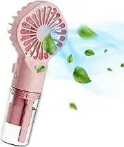 Mist Fan, USB Rechargeable Fan Mister Portable, Fan Household Fan Spray Water Mist Fan Spray Fan for Travel Home Offices Camping