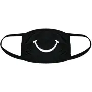 Smiling Face Mask Funny Happy Happiness Novelty Graphic Nose And Mouth Covering