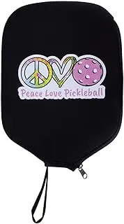 Aymzbd Pickleball Palette Cover, Pickled Head Cover, Neoprene Racket Manga with Strap, Storage Storage Bag Box