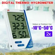 Digital Thermometer Hygrometer Indoor Outdoor Temperature Humidity Meter