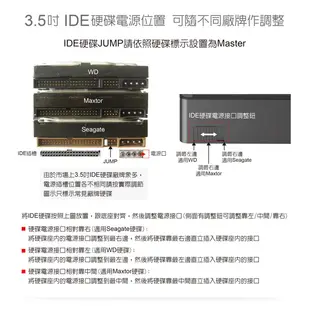 伽利略 2535B-U3I2S USB3.0 2.5/3.5 3插槽 硬碟座 (雙SATA+IDE) 光華商場