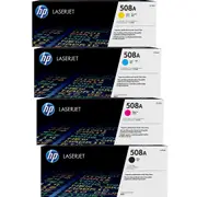HP 508A Toner Ink Cartridge Black/Cyan/Magenta/Yellow Set Genuine LaserJet