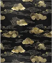 AIXIWAWA Throw Blanket Chinese Cloud for Couch, Warm Soft 50×60 inches Lightweight Fleece Decorative Blankets for Bed Sofa All Season