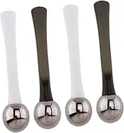 PLAFOPE Zinc Alloy Eye Cream Spoons Face Massage Tools Makeup Dig Spoon Eye Massager Smooth Washable Portable