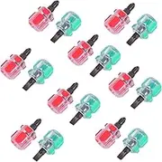 HOMSFOU Mini Screwdriver Home Tool Kit 10 Pieces Steel Slotted for Machine Sewing Portable Easy to Carry