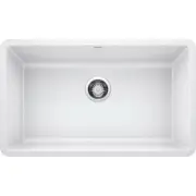 BLANCO 440150 Precis Silgranit Super Single Undermount Kitchen Sink - White