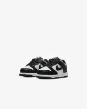 Nike Dunk Low CW1589-100 Baby/Toddler US 4C White Black Leather Sneakers TSB003