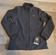 OUTDOOR RESEARCH Women's Vigor Plus Fleece Jacket Medium Black New Full Zip Up