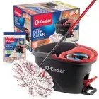 Easywring Deep Clean Microfiber Spin Mop with Bucket System and 1 Extra Mop Head