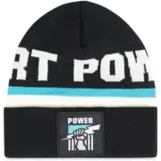 NEW Port Adelaide Power Merino Wool Throwback Beanie