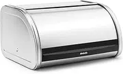 Brabantia 348907 Roll Top Bread Bin, Medium, Matt Steel