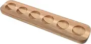 GLSTOY Wooden Egg Tray Egg Holder for Kitchen Egg Holder for Home Deviled Egg Holder Egg Tray for Kitchen Wood Chicken Egg Holder Deviled Egg Tray Storage Egg Holder Wood Egg Tray Acacia