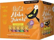 Tiki Pets Aloha Friends Grain Free Wet Food for Cat and Kittens, Chicken Variety Pack, 2.5 Ounce (Pack of 12)