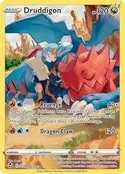 Pokemon – Druddigon TG09/TG30 – Silver Tempest – Trainer Gallery Full Art – Foil Card