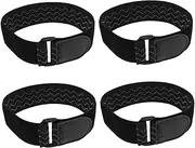 ORFOFE 4pcs Elastic Leg Straps for Cycling Outdoor Activities Flexible Ankle Fastening Straps Lightweight Travel Friendly Comfortable Wear Durable Soft Material