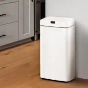 Automatic Steel Motion Sensor Bin Garbage Trash Gallon Touchles Rubbish Can 45L