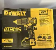 New DEWALT DCD709C2 1/2 Inch Hammer Drill Driver Kit