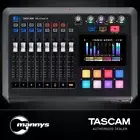 Tascam Mixcast 4 Podcast Station w/ Built-In Recorder / USB Audio Interface