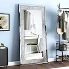 1200mm Large Sparkly Crushed Diamond Mirror Full Body Decorative Wall Mirror AU