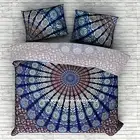Queen Size Indian Mandala Doona Duvet Cover Quilt Bohemian Bedding Blanket Cover