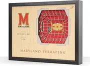 YouTheFan NCAA Maryland Terrapins 25-Layer StadiumViews 3D Wall Art - XFINITY Center