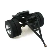 US Stock LESU Metal Trailer 25.5*18.2*14CM for 1/14 RC DIY TOUCAN Truck Car Part