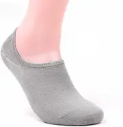 [Sctorikykt] 4 Pairs No Show Bamboo Socks Non Slip Heel Grip Low Cut Invisible Footlet Bulk, Breathable & Odor-Resistant Footlets for Everyday Comfort