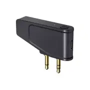 1x Asobilor Bluetooth 5.3 Adapter for Wireless/Wired Headphones, 2 in 1 Airplane