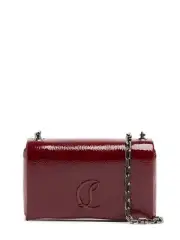CHRISTIAN LOUBOUTIN Loubi54 $1190 Brownie Vog Patent Leather Crossbody Bag New