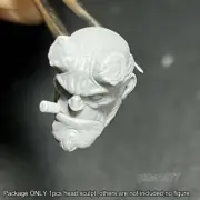 Unpainted 1/18 Hellboy Man Head Sculpt Head Model For DIY 3.75'' Action Figure