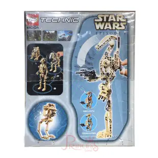 公主樂糕殿 LEGO 樂高 絕版 盒裝 全新 2000年 8001 科技 Technic 星際大戰 鴨子兵 戰鬥機器人