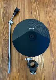 Alesis 12" Crash Cymbal w/Choke w/21" Arm & Cable NEW DM10 Command E-Drums