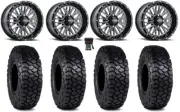 ITP Momentum 15" Wheels Milled 30" Intersect Tires Can-Am Defender