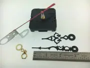Takane Quartz Battery Clock Movement with Hands 17/32" Shaft fits 1/8" Dial USA