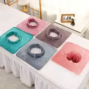 Soft Beauty SPA Massage Table Planking Face Towel with Hole Bed Bandana 35*35cm