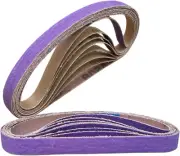 15 Pack 120 Grit 1/2" x 18" Zirconia Air File Sanding Belts - 1/2 x 18...