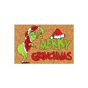Christmas Grinch Door Mat 50x80cm Funny Welcome Outdoor Anti-Slip Rug Holiday Home Shop Decor Carpet