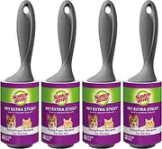 Scotch-Brite Pet Extra Sticky Lint 4, 48 Per Roller, 192 Sheets Total