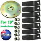 19" Blades Bolts&Nuts Lawn Mower Disc For Honda HRU19R HRU19D HRU194/195/196/197