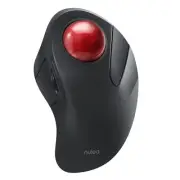 Wireless Ergonomic Trackball Mouse Rechargeable Bluetooth Rollerball Mouse 44...