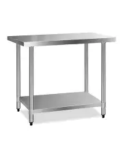 [Cefito] Commercial Stainless Steel Kitchen Bench 61 x 1219mm