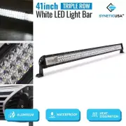 41" Triple Row LED 6000K Straight Working Light Bar Flood Spot Combo Beam