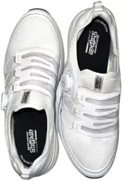 New SKECHERS GO RUN PULSE WHITE 9 WOMEN TWIST FIT HELIX RUNNING SHOE NIB PRIORIT