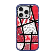 iPhone 16 Pro Impact Case MagSafe Compatible RED LANDSCAPE BY ROMERO BRITTO