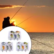 5 Pack Artificial Fishing Lures for Saltwater and Freshwater Bass Fishing