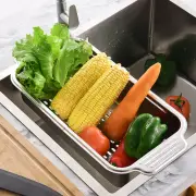 Strainer Basket Steel Over the Sink Colander Strainer Food Grade࿐Colander Basket